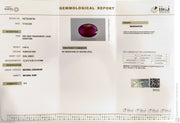 4.84/CT Natural Ruby Stone with Govt. Lab Certificate-16275S206796